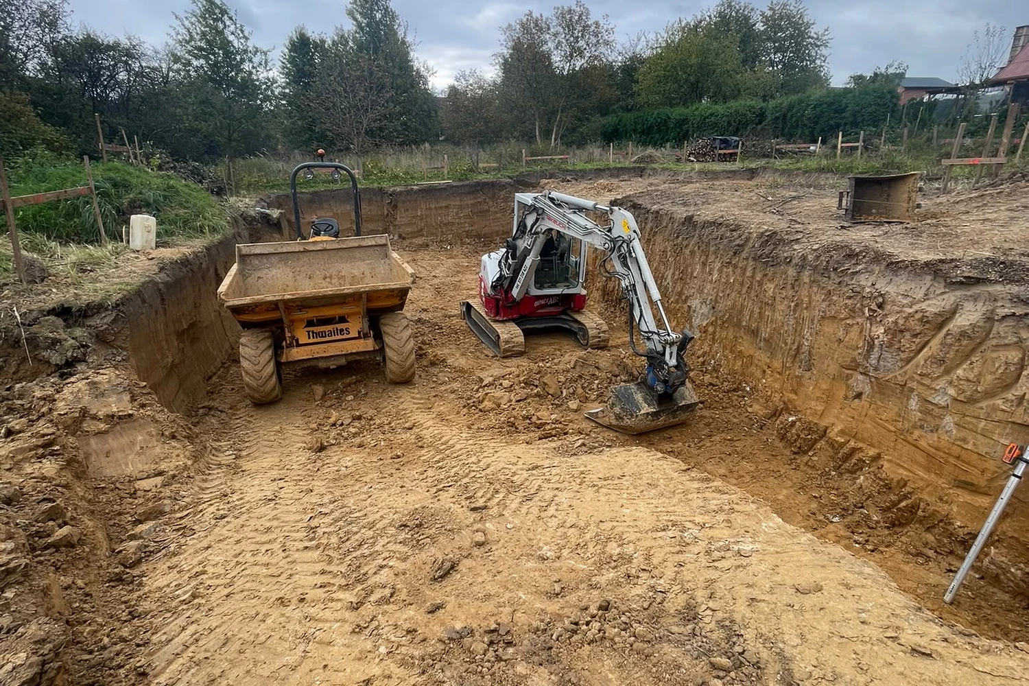 Wykop pod fundamenty