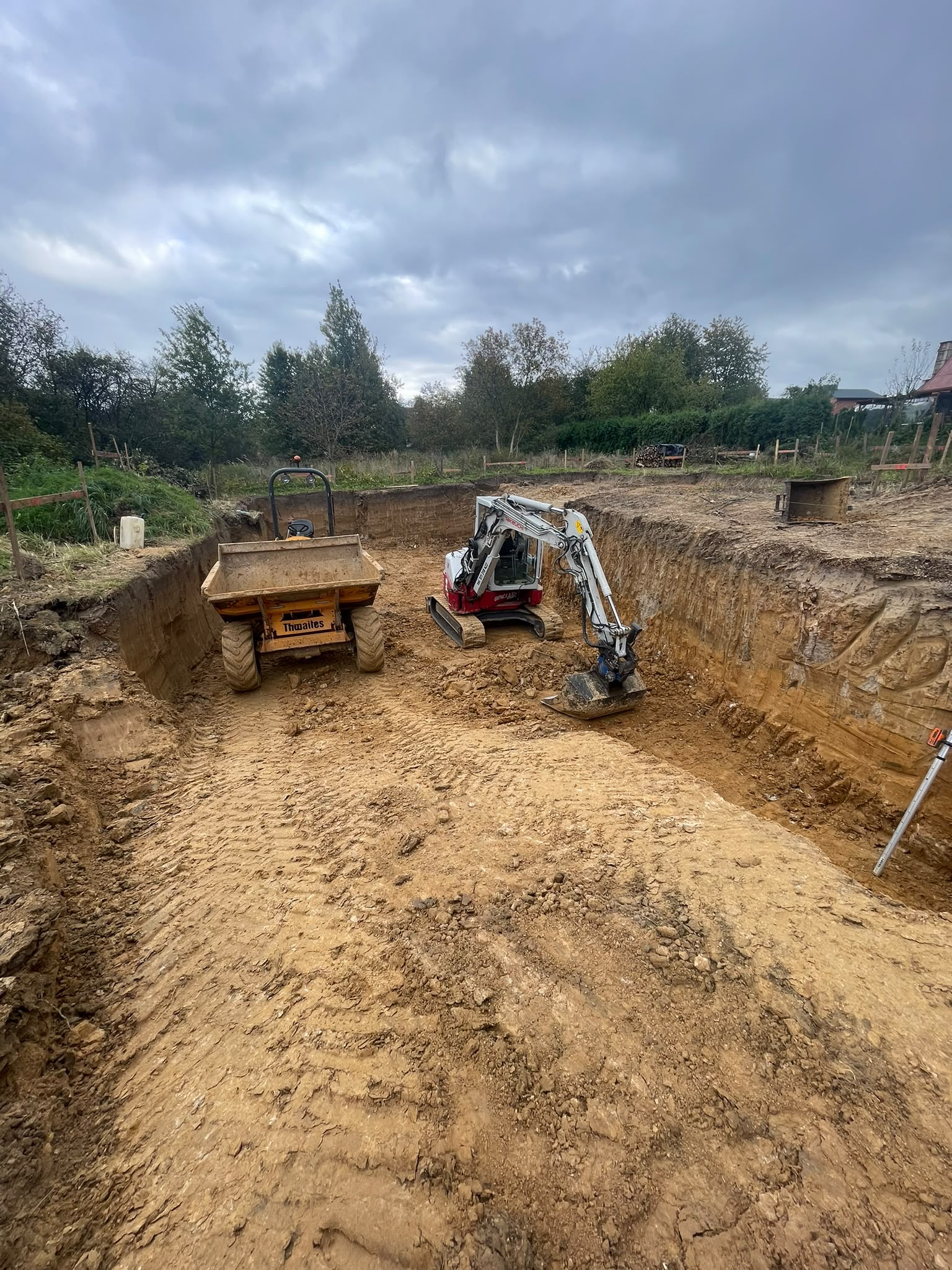 Wykop pod fundamenty